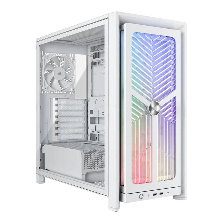 Corsair FRAME 4000X RS Mid-Tower PC Case White
