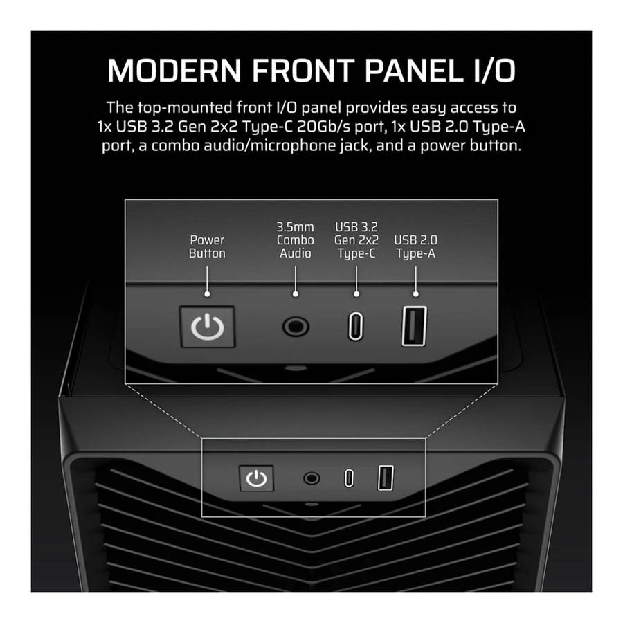 Corsair 3200D RS Mid-Tower PC Case Black