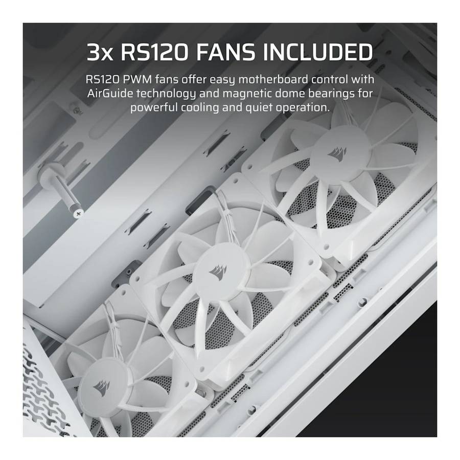 Corsair 3200D RS Mid-Tower PC Case White