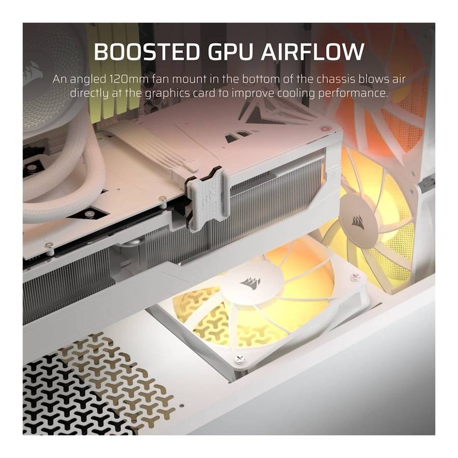 Corsair 3200D RS ARGB Mid-Tower PC Case White