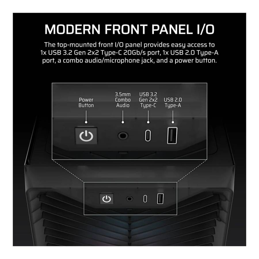 Corsair 3200D RS ARGB Mid-Tower PC Case Smoke
