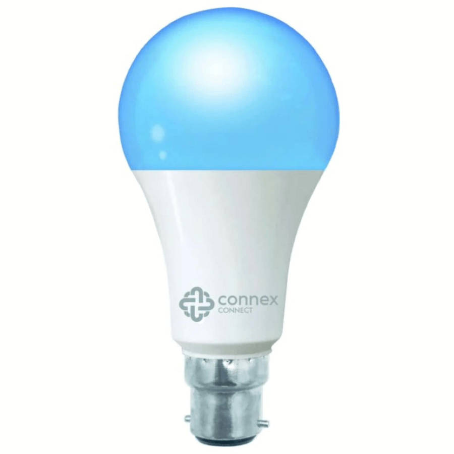 Connex Smart WiFi 10W LED RGB B22 Bayonet Bulb White