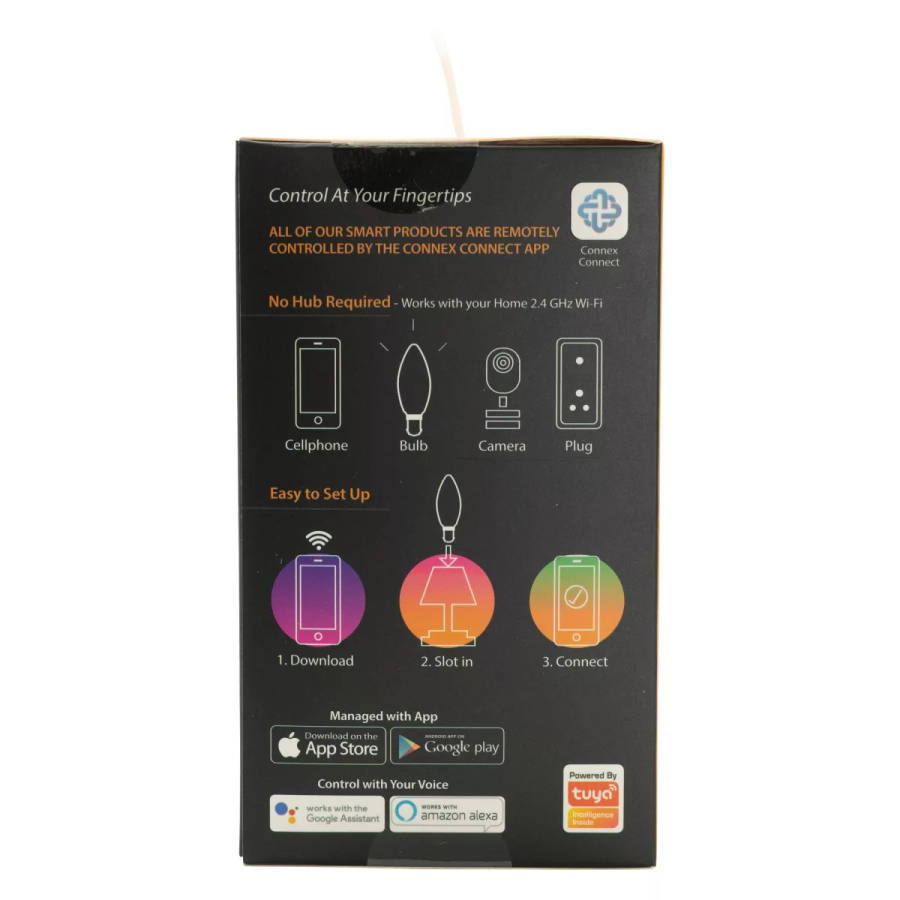 Connex Smart WiFi 4.5W LED Candle B15 Bayonet Bulb Cool White