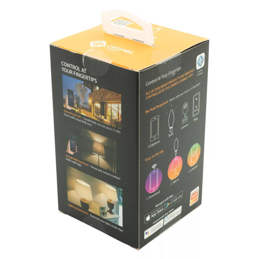 Connex Smart WiFi 4.5W LED Candle B15 Bayonet Bulb Cool White