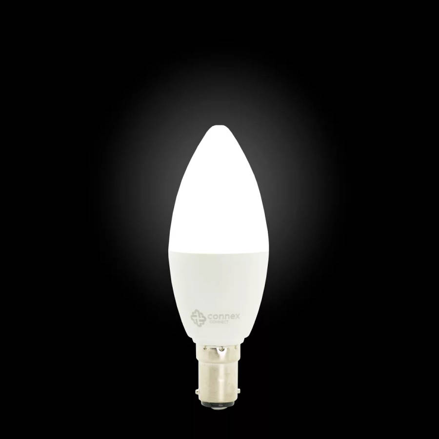 Connex Smart WiFi 4.5W LED Candle B15 Bayonet Bulb Cool White