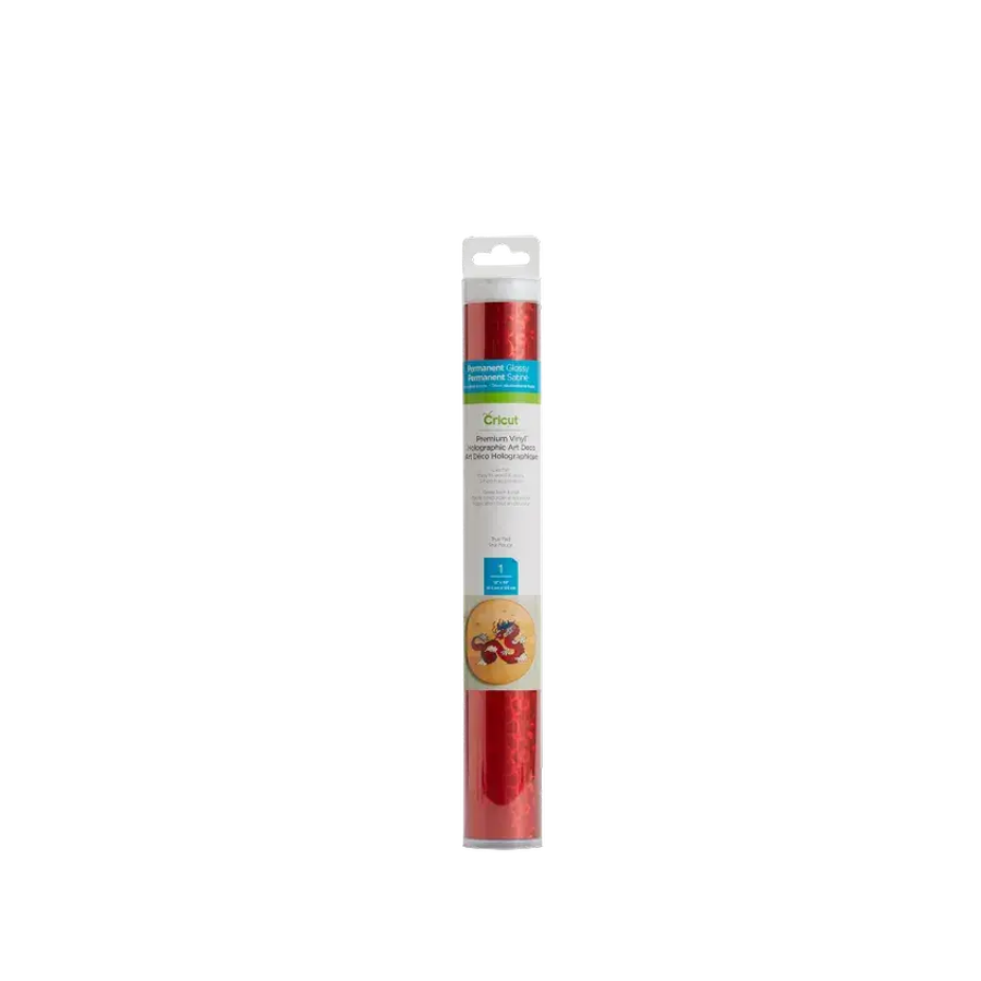 2006628 - Cricut PREMIUM Vinyl ART DECO TRUE Red 12X48