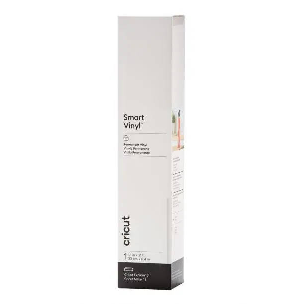 2008663: Cricut Smart Vinyl perm 33X640Cm 1 Sheet (White)