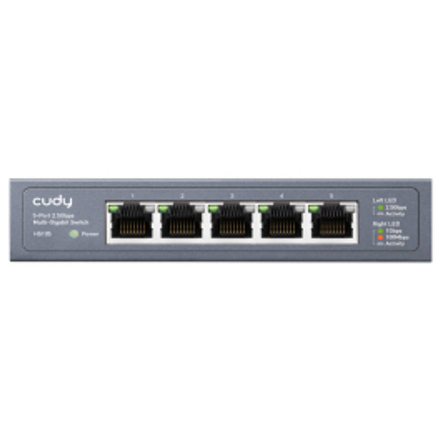 Cudy 5 Port 2.5Gbps Ethernet Metal Desktop Switch
