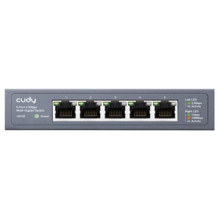 Cudy 5 Port 2.5Gbps Ethernet Metal Desktop Switch
