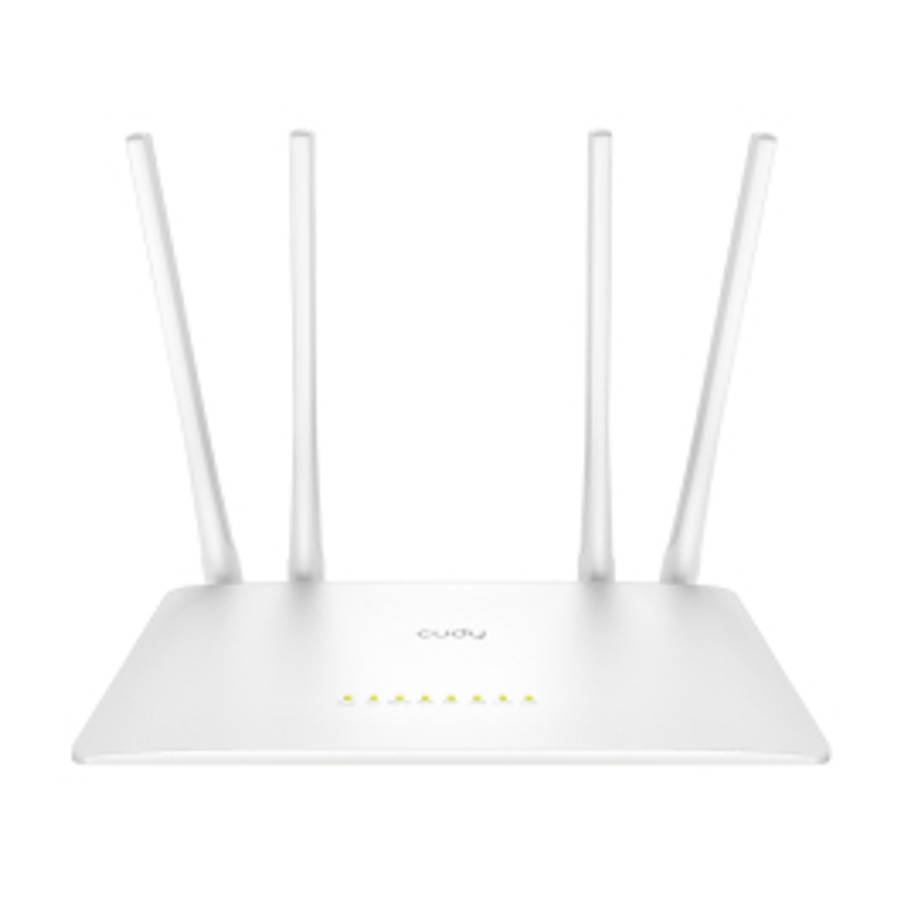 Cudy Dual Band WiFi 5 1200Mbps 5dBi Fast Ethernet Router