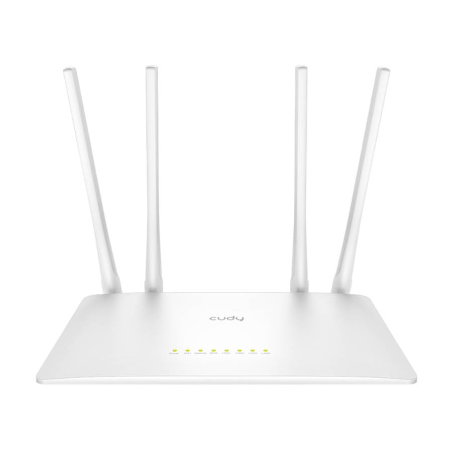Cudy Dual Band WiFi 5 1200Mbps 5dBi Fast Ethernet Router