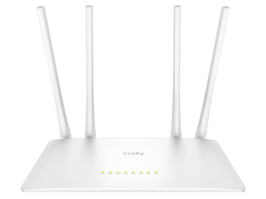 Cudy Dual Band WiFi 5 1200Mbps 5dBi Fast Ethernet Router