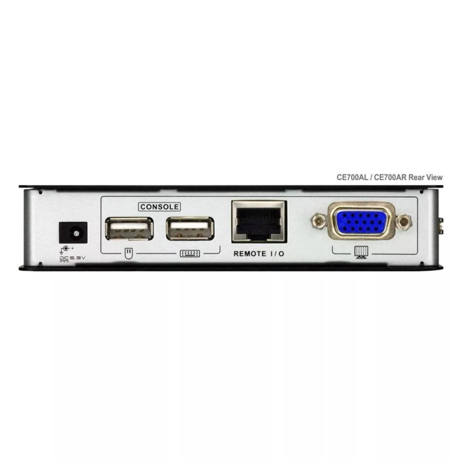 ATEN CAT5 USB VGA KVM Console Extender up to 500 ft. / Audio Cat 5 KVM Extender/W/(US/EU/CN/OUT) ...