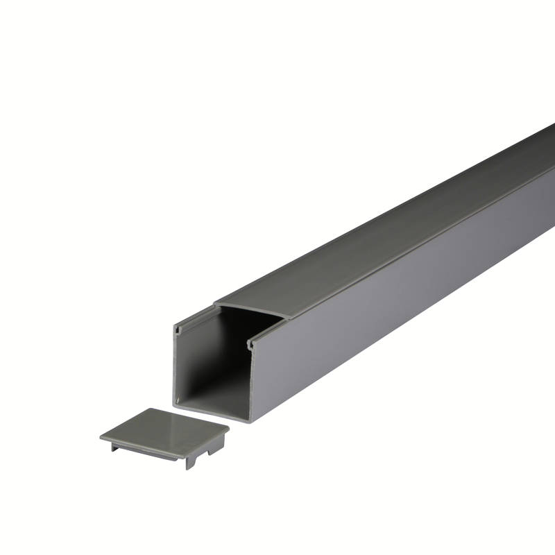 100x50mm Grey PVC Trunking, 3m length