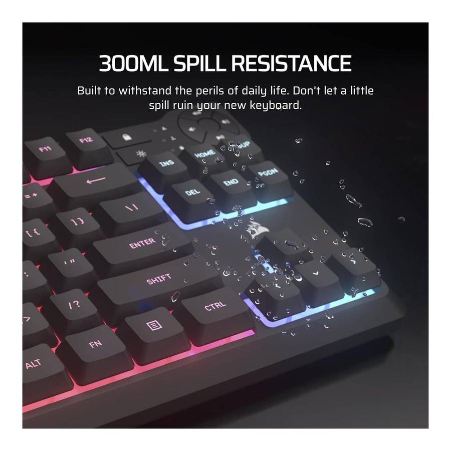 Corsair K55 CORE TKL RGB Wired Gaming Keyboard