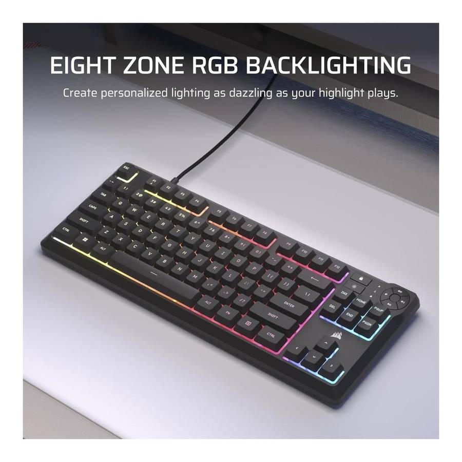 Corsair K55 CORE TKL RGB Wired Gaming Keyboard