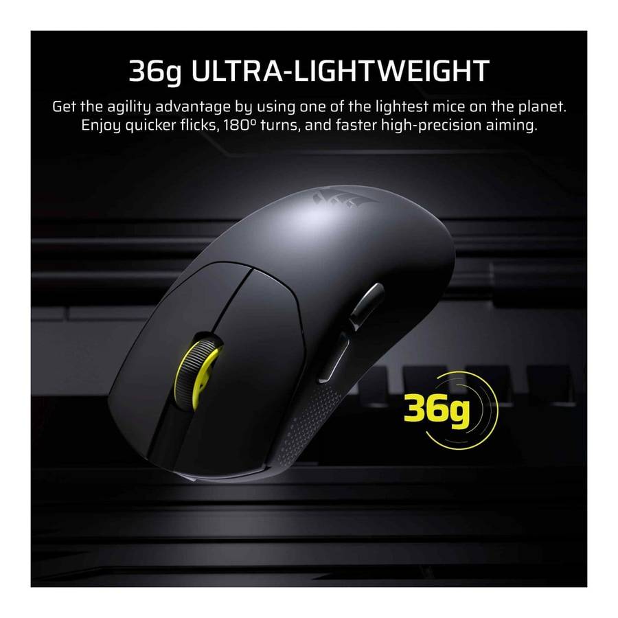 Corsair SABRE v2 Pro Utralight Wireless Gaming Mouse - Black