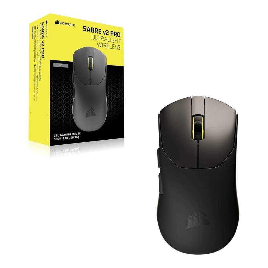 Corsair SABRE v2 Pro Utralight Wireless Gaming Mouse - Black