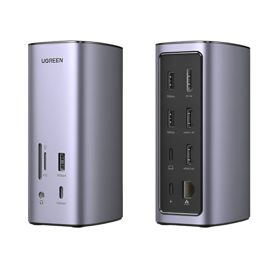 UGREEN Revodok Pro 312 12-in-1 Type-C Docking Station - Silver