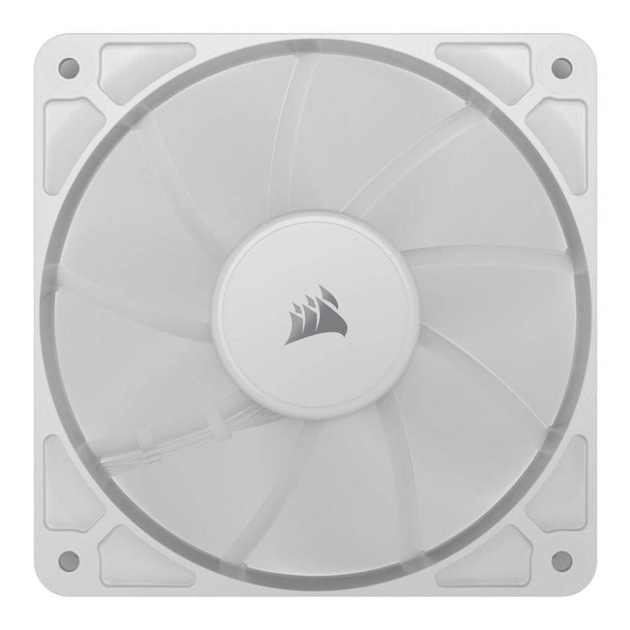 Corsair RS120 120mm PWM 2100 RPM Case Fan - Triple-pack White