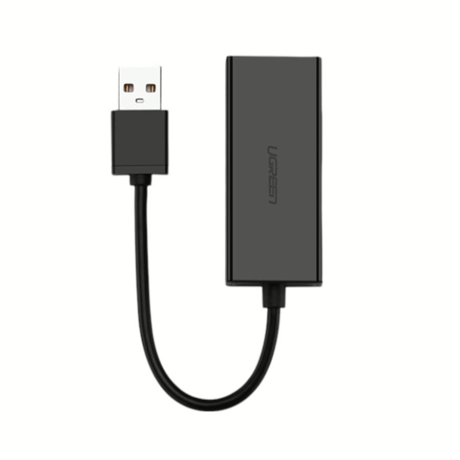 UGREEN CM111 USB-A 3.0 to Gigabit Ethernet Adapter - Black