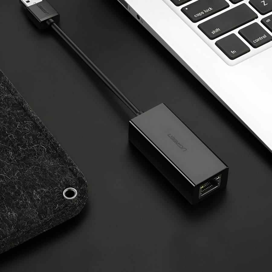 UGREEN CM111 USB-A 3.0 to Gigabit Ethernet Adapter - Black