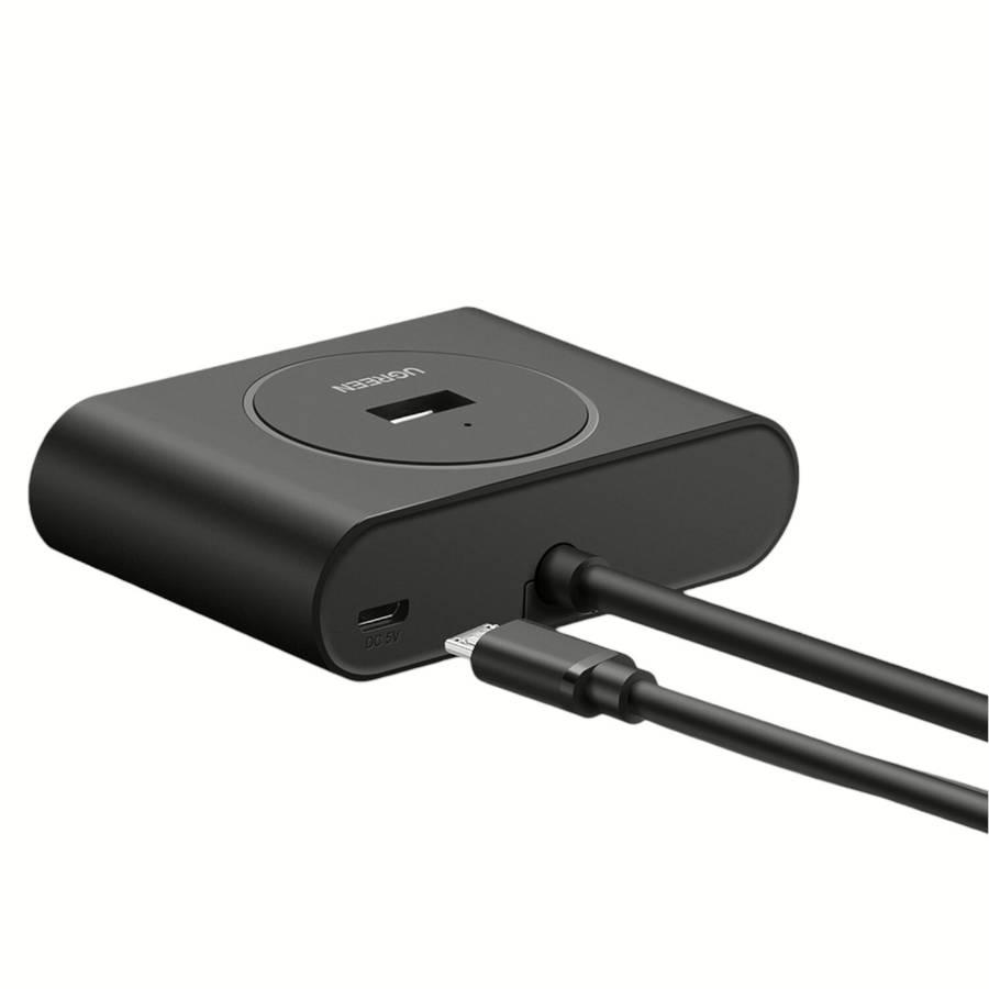 UGREEN 4-Port USB 3.0 Hub with Micro USB | 5Gbps Data Transfer - 0.5m