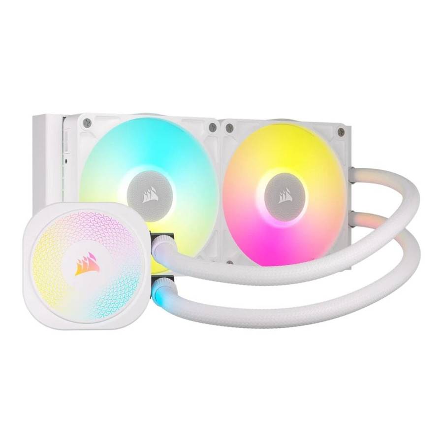 Corsair iCUE LINK TITAN 240 RX RGB AIO 12cm Liquid CPU Cooler White