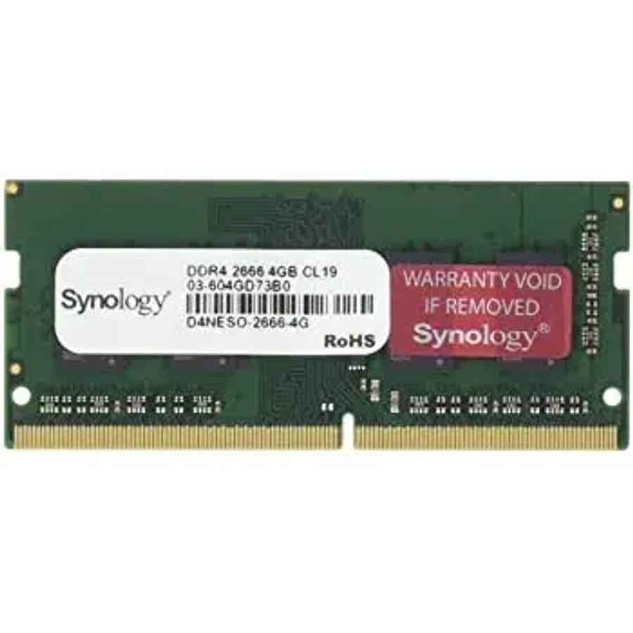 Synology D4NESO-2666-4G memory module 4 GB 1 x 4 GB DDR4 2666 MHz