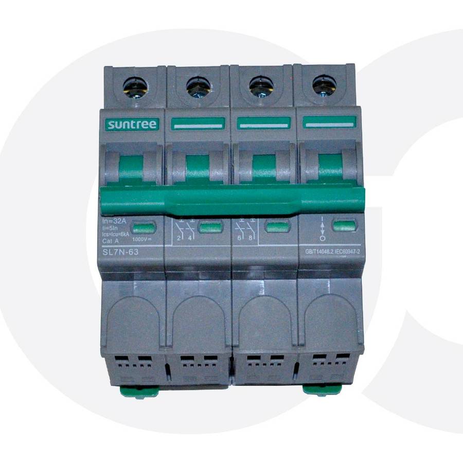 DC Circuit Breaker 32A 4P 1000V