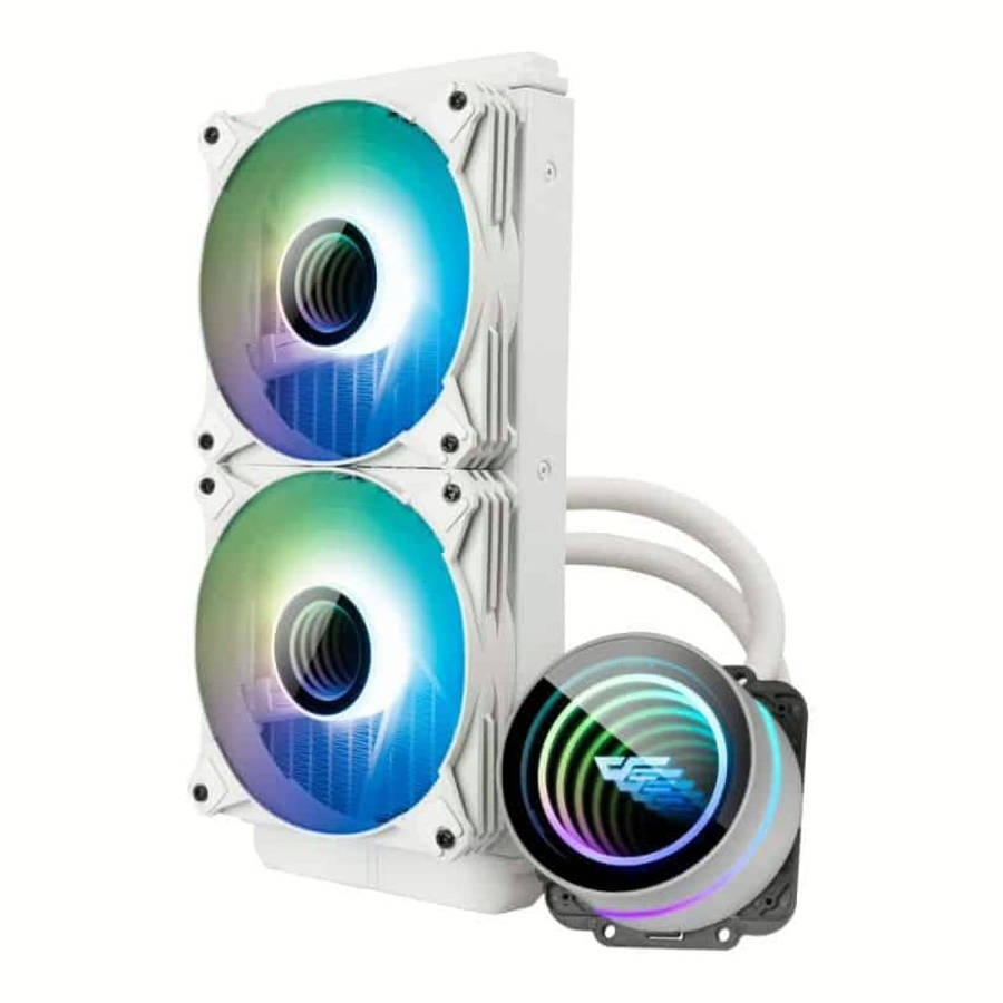 darkFlash DX240 V2.6 Liquid CPU Cooler White