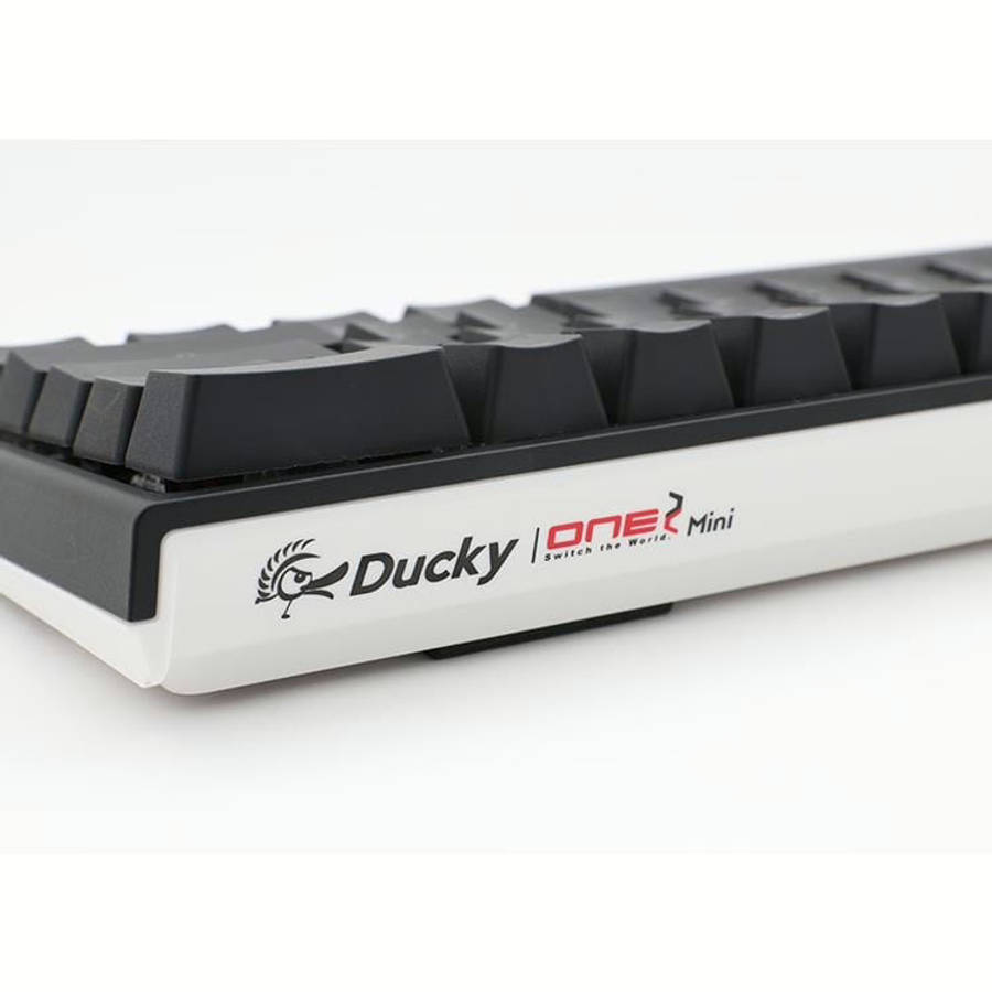 Ducky One 2 Pro Mini 60 Cherry MX Blue Clicky Mechanical Wired Gaming Keyboard - Black