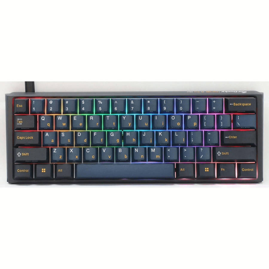 Ducky One 3 Pro Mini Nazca Line 60 Cherry MX2A Speed Silver Linear Mechanical Wired Gaming Keyboa...