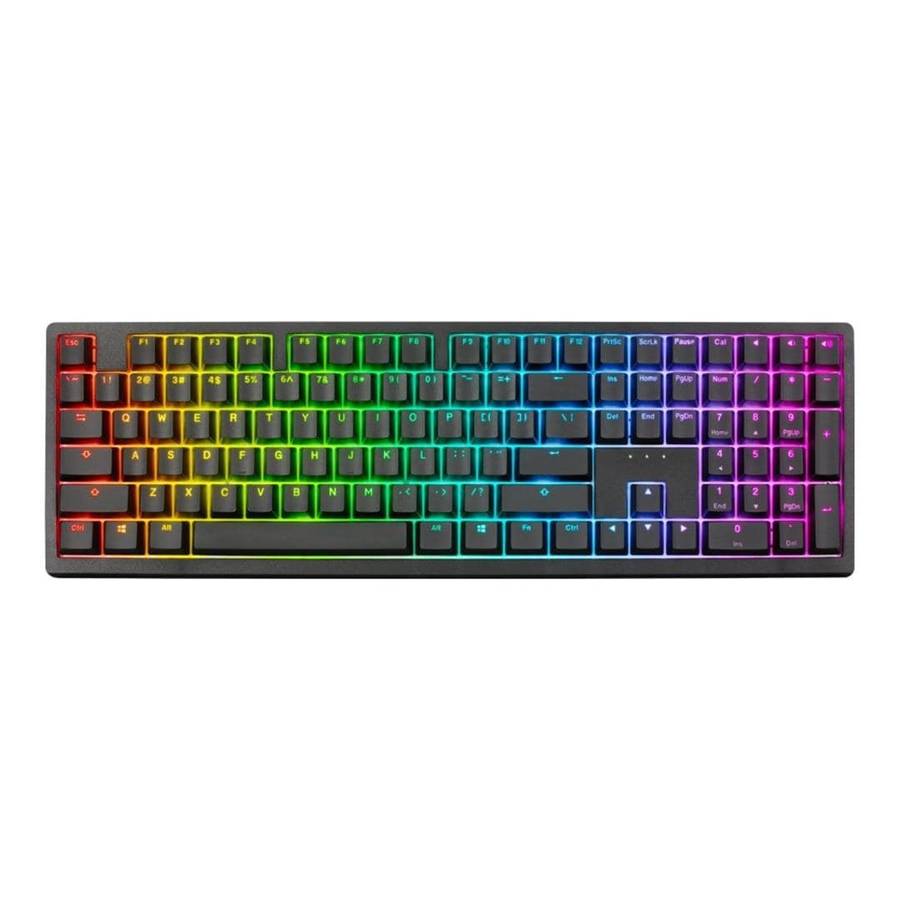 Ducky Zero 6108 Wireless RGB Gaming Keyboard Black with Cherry MX2A Blue Clicky Switches