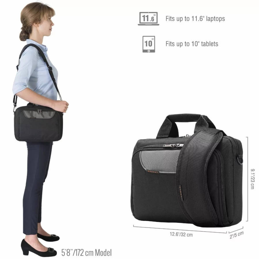 Everki Advance iPad Tablet Ultrabook Notebook Bag Briefcase Fits up to 11.6-inch