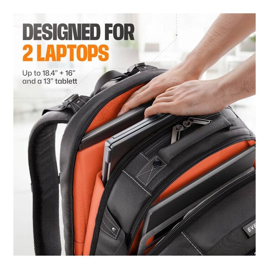 Everki 18.4-inch Busimess 120 Pro Notebook Backpack Black