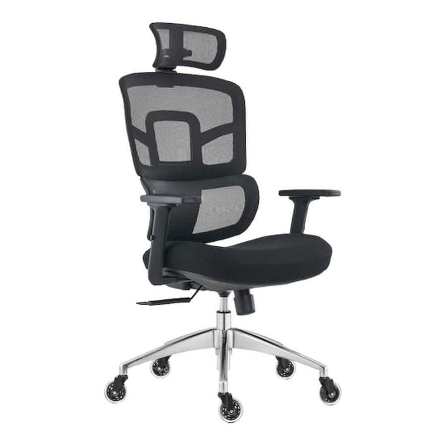 Everfurn Premium Graphite Ergo High Back Chair Black