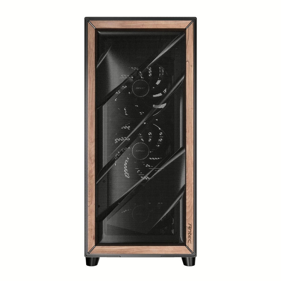 Antec FLUX PRO E-ATX Mid Tower Gaming Chassis  Black