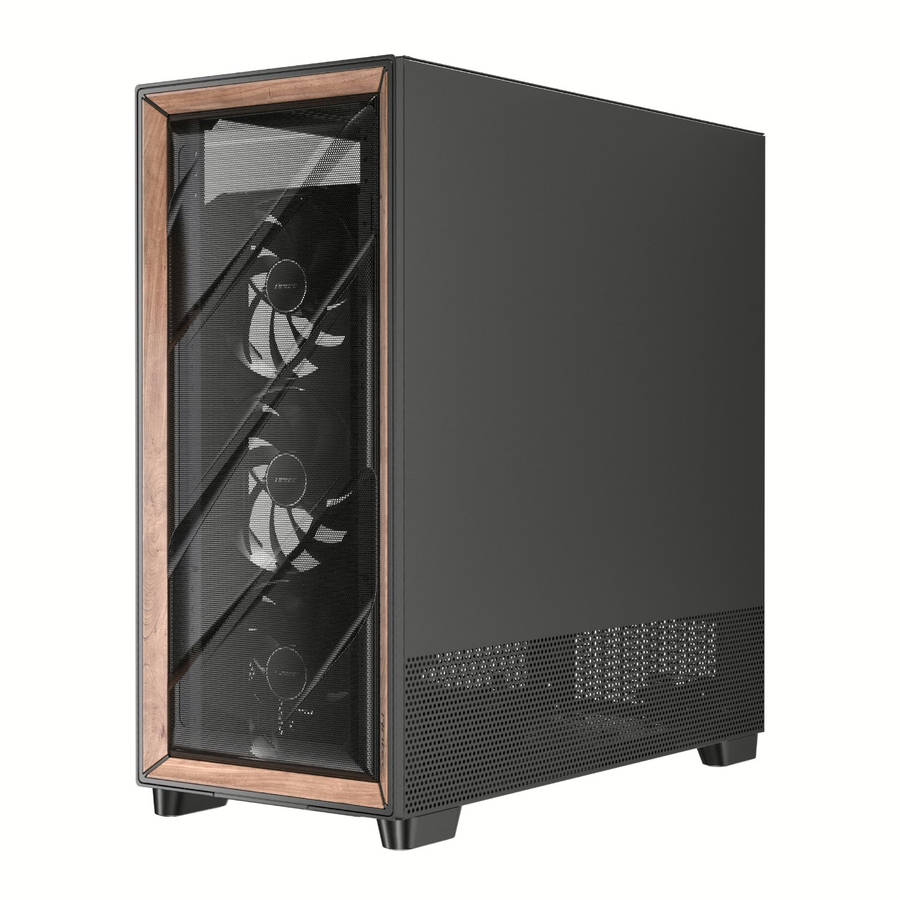 Antec FLUX PRO E-ATX Mid Tower Gaming Chassis  Black