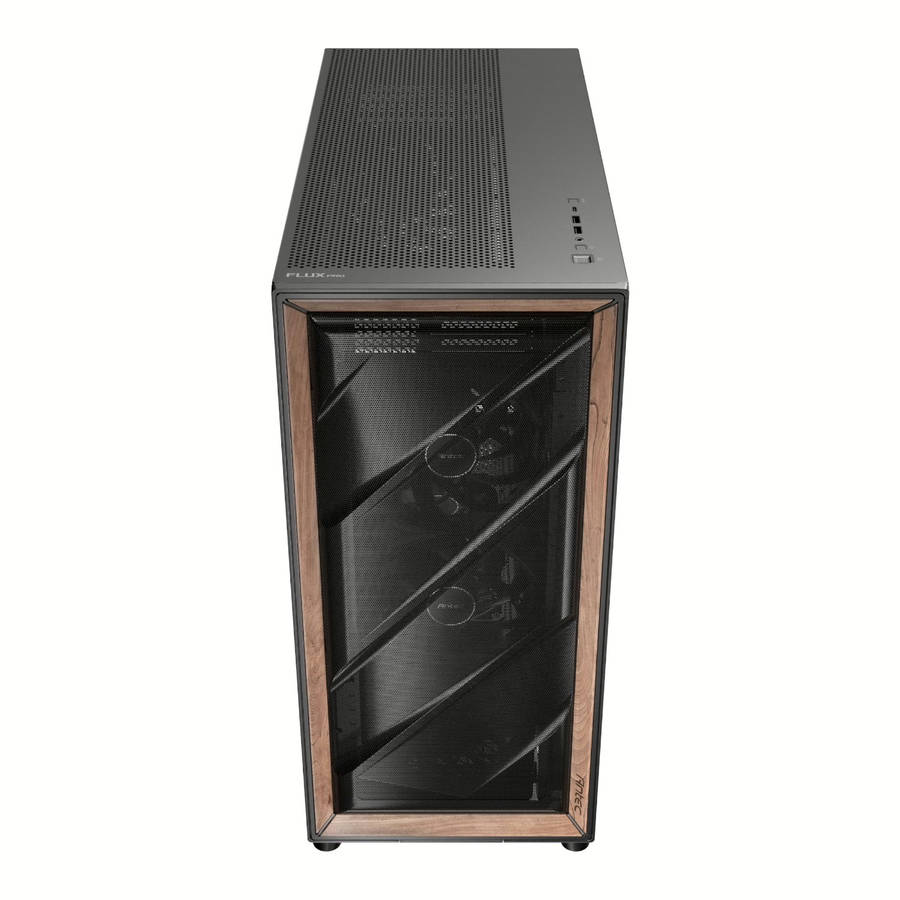 Antec FLUX PRO E-ATX Mid Tower Gaming Chassis  Black