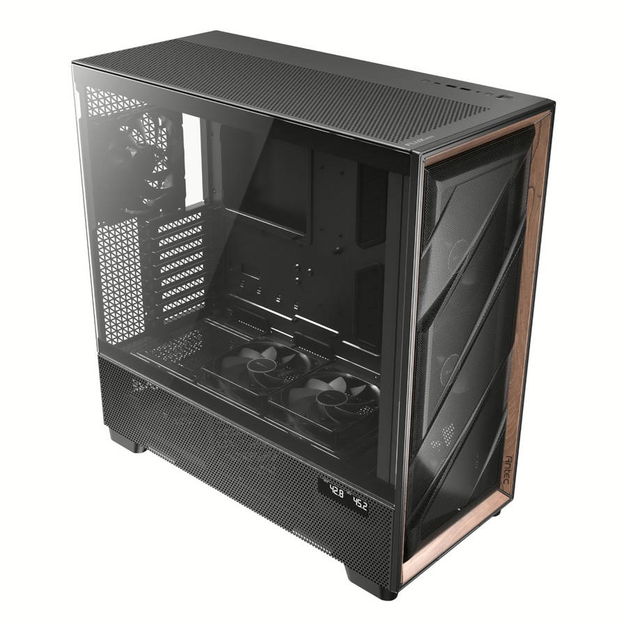 Antec FLUX PRO E-ATX Mid Tower Gaming Chassis  Black