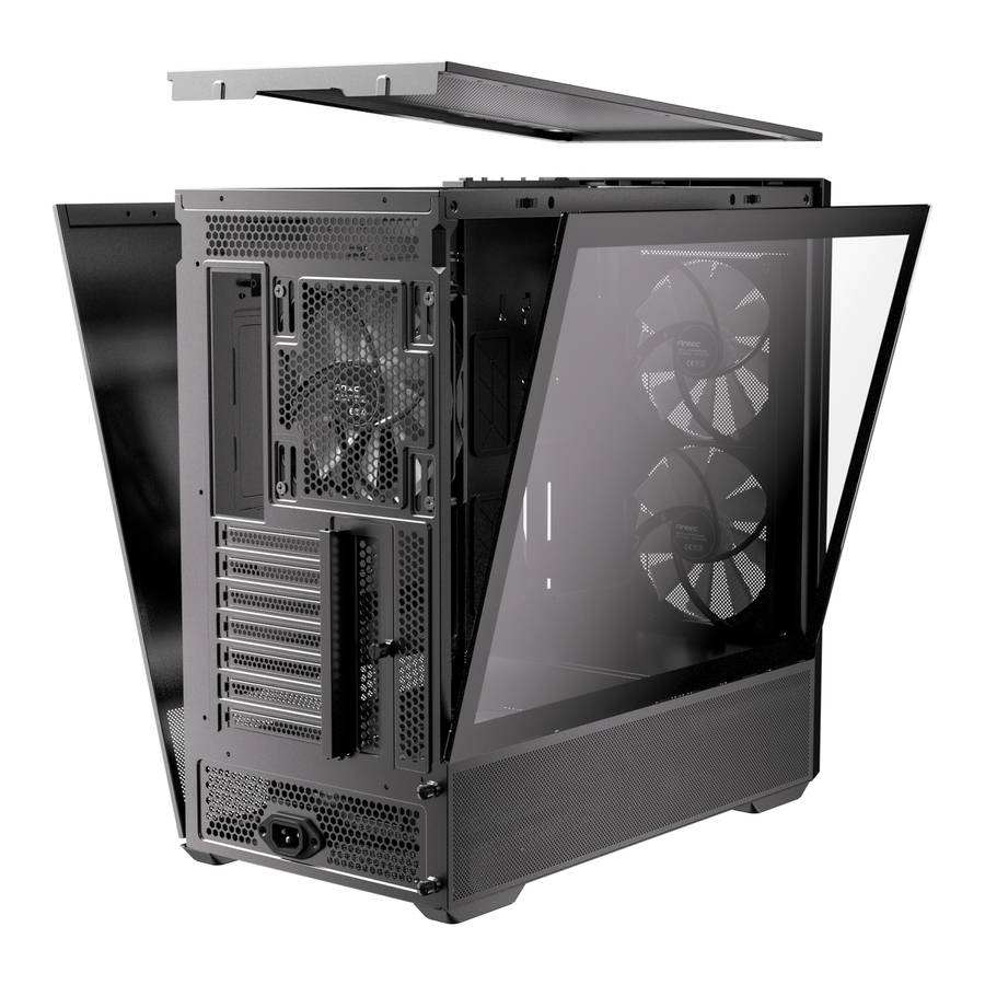 Antec FLUX Rear ARGB ATX Mid Tower Gaming Chassis - Black