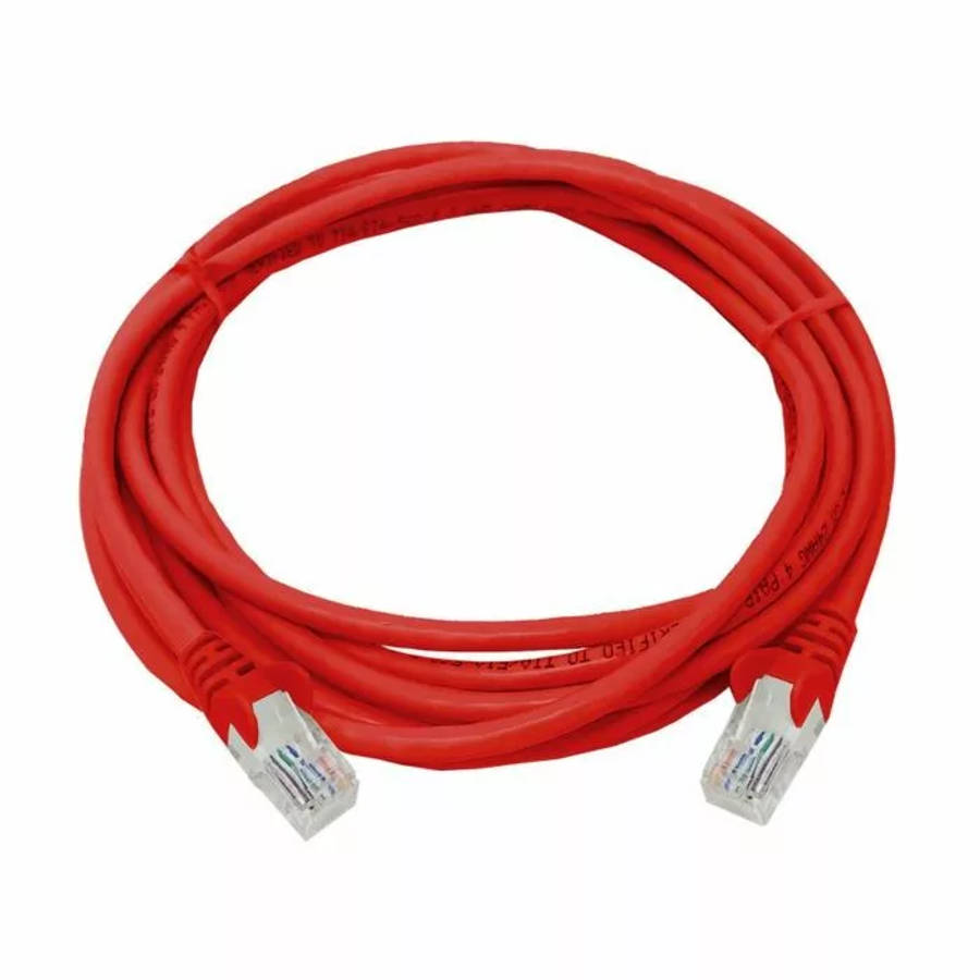 Linkbasic Cat5e UTP Flylead 3m Red