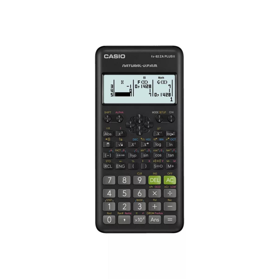 Casio FX-82 Plus II Scientific Calculator Black
