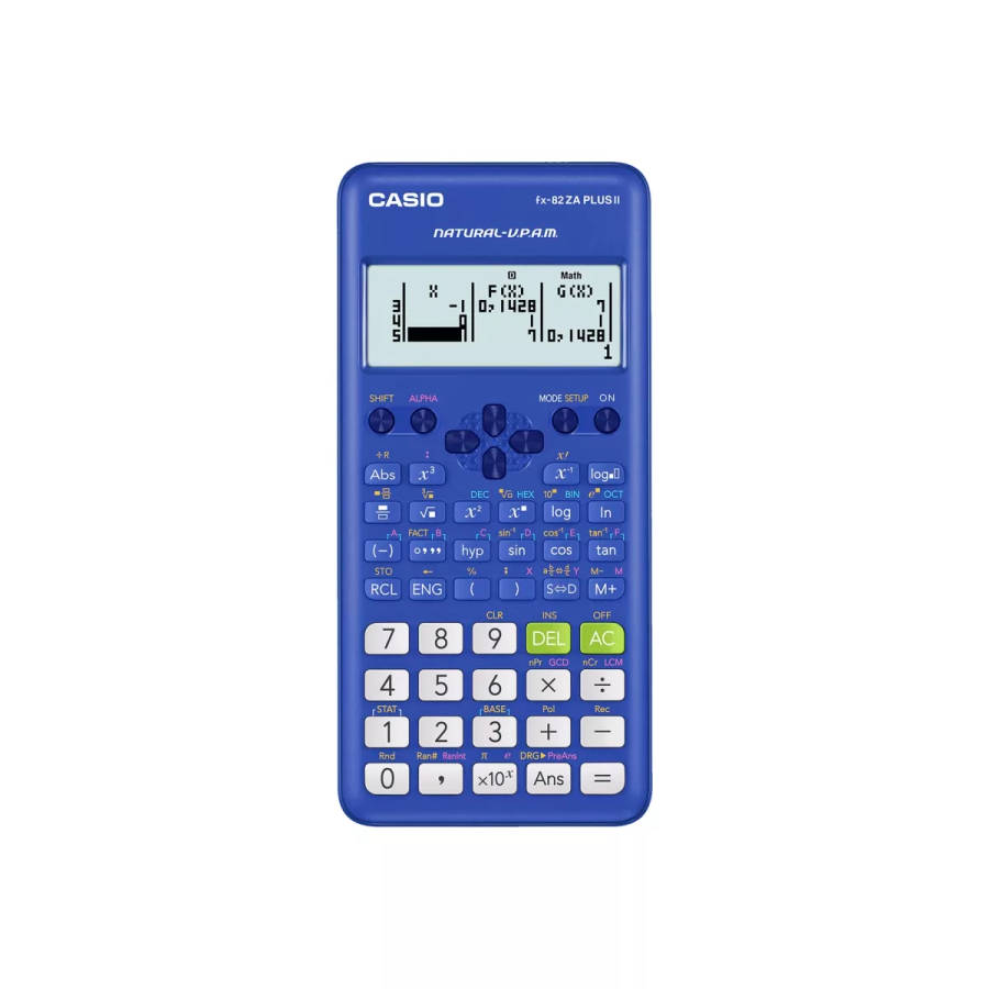 Casio FX-82 Plus II Scientific Calculator Blue
