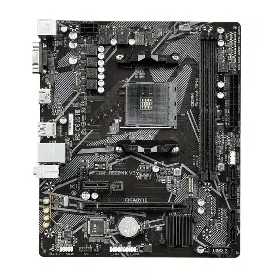 Gigabyte A520M K V2 AMD Socket AM4 mATX Motherboard