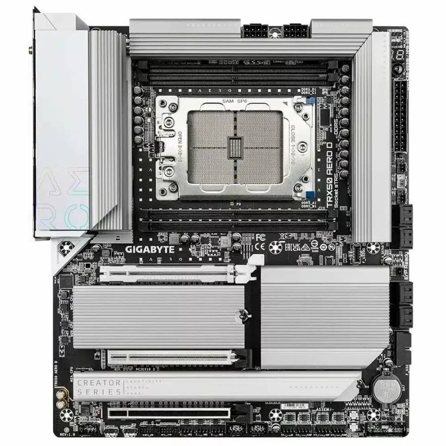Gigabyte TRX50 AERO D AMD Socket sTR5 Extended ATX Motherboard