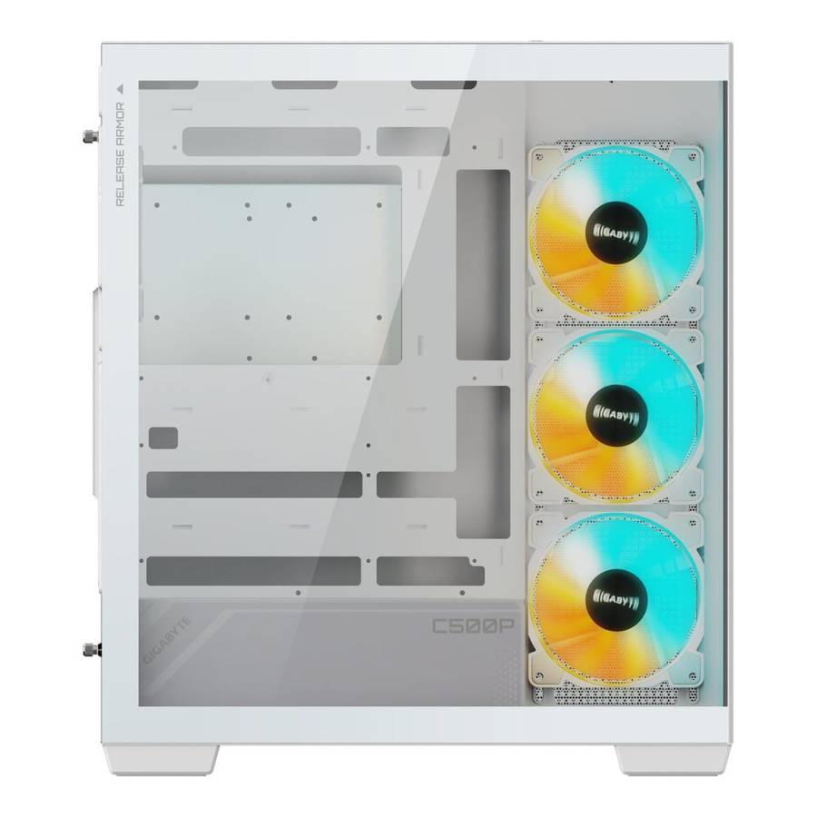 Gigabyte C500 Panoramic Stealth Ice Midi Tower PC Case White