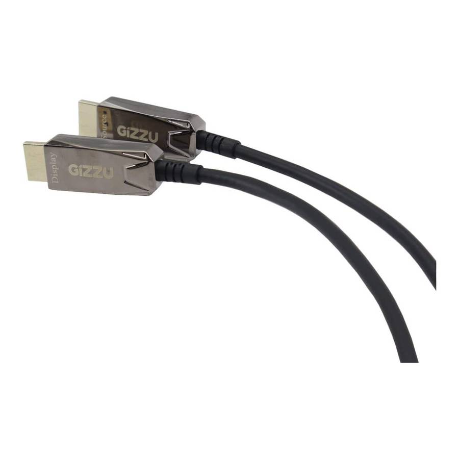 GIZZU 4K Active fibre Optic HDMI Cable 20m