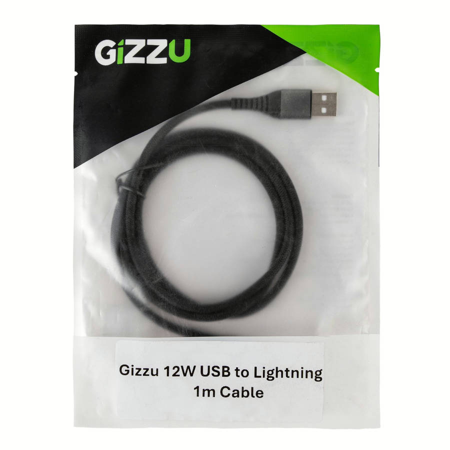 GIZZU 12W USB to Lightning 2m Cable